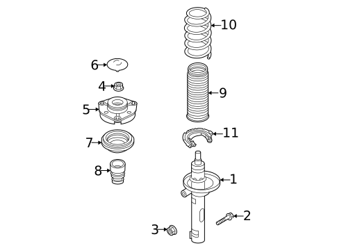 Shocks & Struts for 2022 Volkswagen ID.4 #0