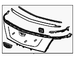 42927842 - Body: Grille Assembly for GM Image