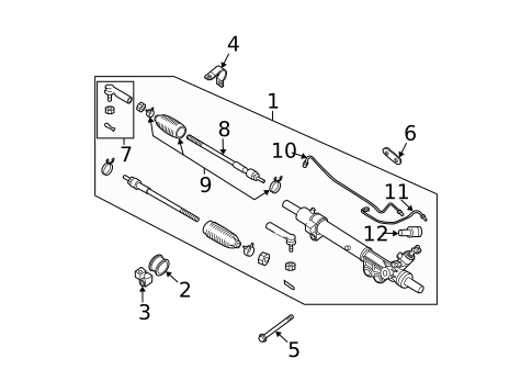 Steering Gear & Linkage for 2017 Nissan Frontier #0