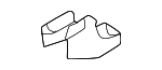 88597CW000NNB - Body: Track Cover for Hyundai Image image