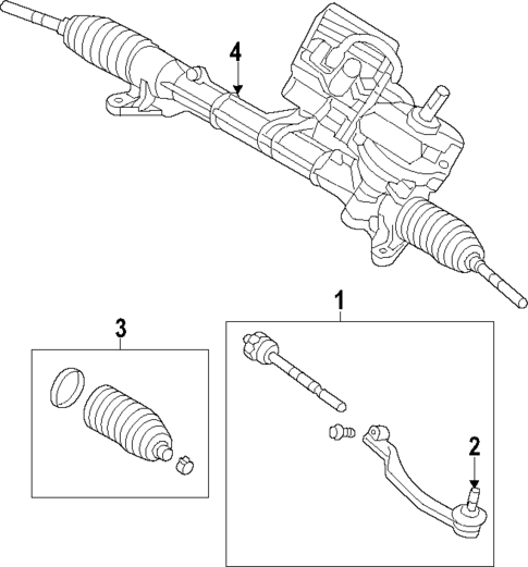 Steering Gear & Linkage for 2014 BMW Z4 #1