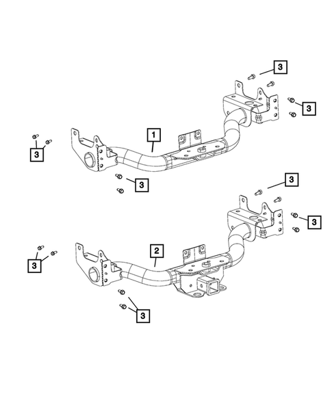 Trailer Tow and Tow Hooks for 2016 Ram 1500 #0