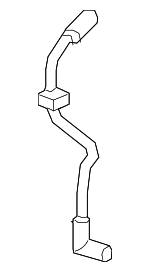 PC3Z17A605A - Wiper &amp; Washer: Windshield Washer Hose for Ford Image