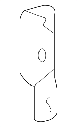 961552C100 - Body: Radio Bracket for Hyundai Image