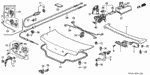 934010602008 - Body/Air Conditioning: BOLT-WASHER (6X20) for Honda Image