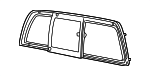 6C3Z2842006AA - Body: Back Glass for Ford: F-250 Super Duty, F-350 Super Duty, F-450 Super Duty, F-550 Super Duty Image