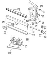 6506356AA - Body Sheet Metal Except Doors: Screw for Mopar Image