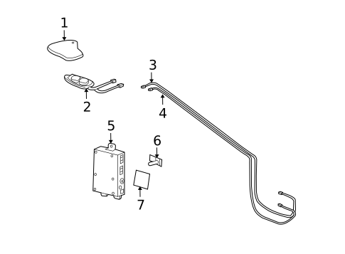 Navigation System Components for 2009 Cadillac STS #0