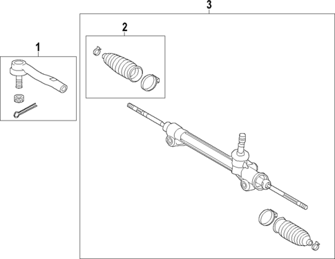 Steering Gear & Linkage for 2022 Toyota Highlander #1