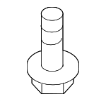 1244105207B - Body: Bumper Cover Screw for Hyundai: Accent, Elantra, Elantra Coupe, Elantra GT, Equus, Genesis, Genesis Coupe, Palisade, Santa Fe, Santa Fe Sport, Santa Fe XL, Tiburon, Tucson, Veloster Image