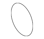 865171E000 - Body: Tow Eye Cap for Hyundai: Accent Image