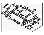 65200ES000 - Body: Floor Crossmember for Kia Image