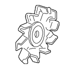 10471962 - Electrical: Fan for Buick: Commercial Chassis, LeSabre, Park Avenue, Reatta, Riviera, Roadmaster | Cadillac: Allante, Escalade, Fleetwood, Seville | Chevrolet: C2500, C3500, Camaro, Caprice, Corvette, Express 1500, Express 2500, Express 3500, Impala, K2500 Pickup, K3500 Pickup, P30, Suburban C1500, Suburban C2500, Suburban K1500, Suburban K2500, Tahoe | GMC: C2500 Pickup, C3500 Pickup, K2500 Pickup, K3500 Pickup, Savana 1500, Savana 2500, Savana 3500, Suburban C1500, Suburban C2500, Suburban K1500, Suburban K2500, Yukon | Oldsmobile: 88, 98, Aurora, Toronado | Pontiac: Bonneville, Firebird Image