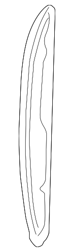 ZZM053309 - Body: Insulator for Mazda: B2300, B2500, B3000, B4000 Image