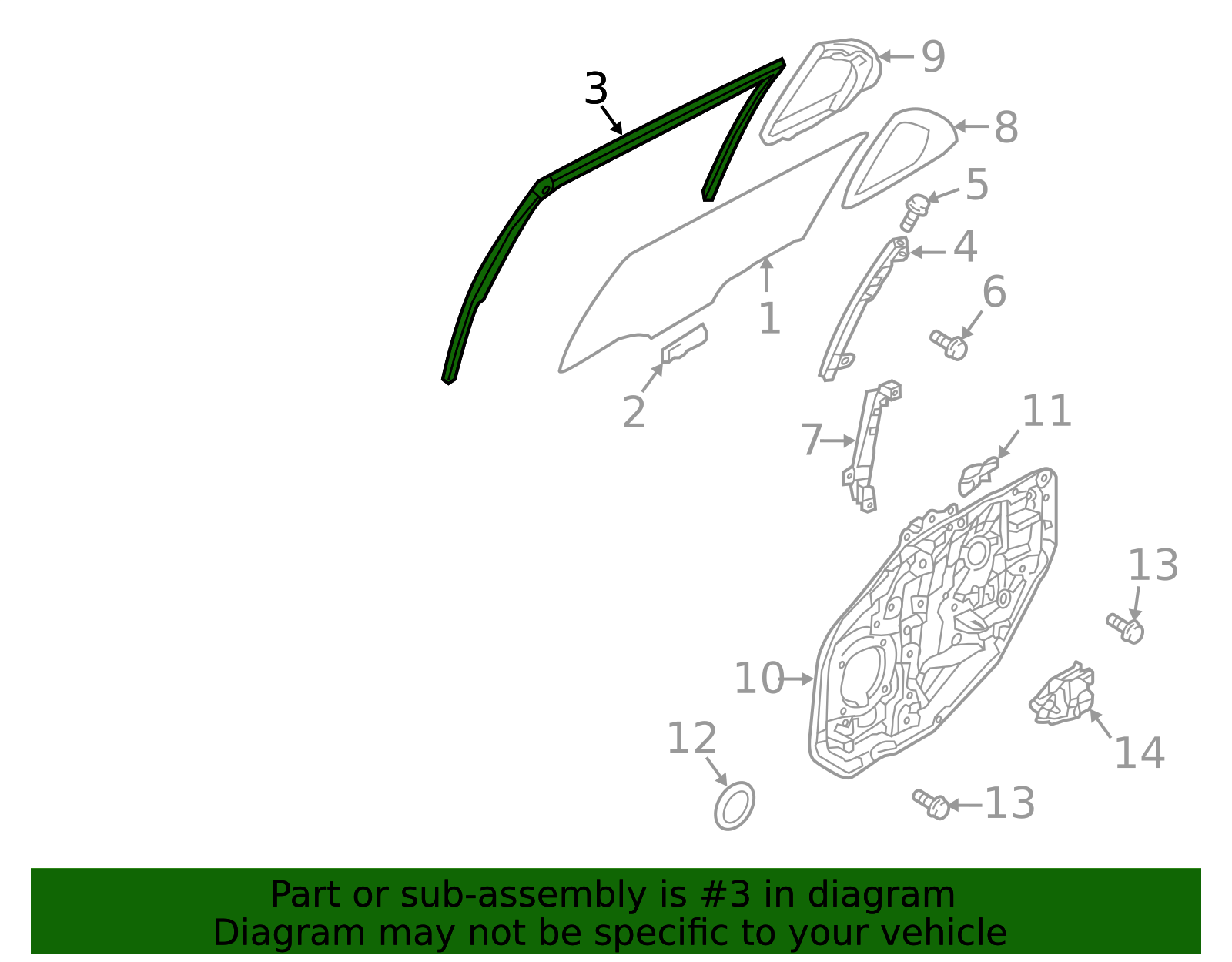 Window Channel - Smooth Window Travel 83530-D2000 | AutoNation Parts