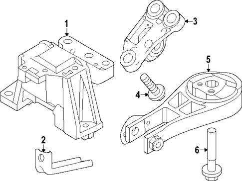 Engine & Trans Mounting for 2025 Dodge Hornet #0
