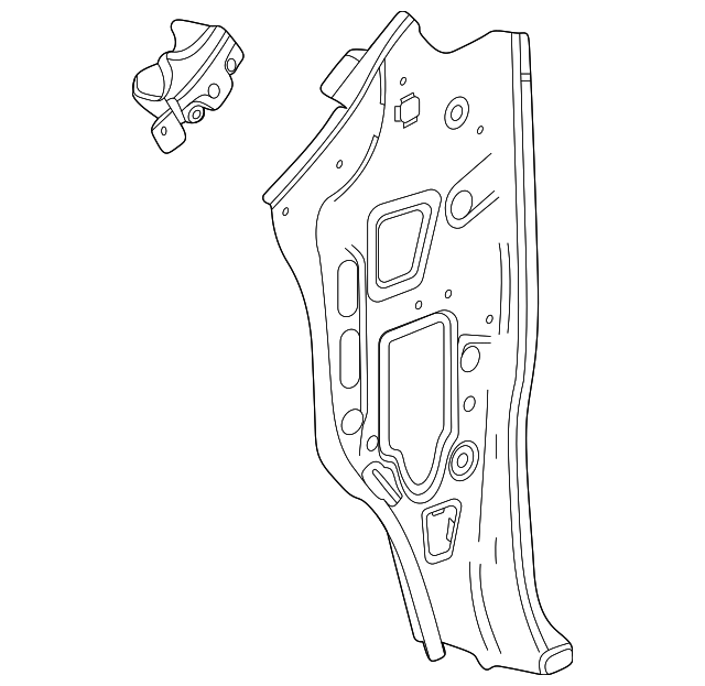 2021-2026 GM Driver Side A-Pillar Inner Panel 84607855 GM ...