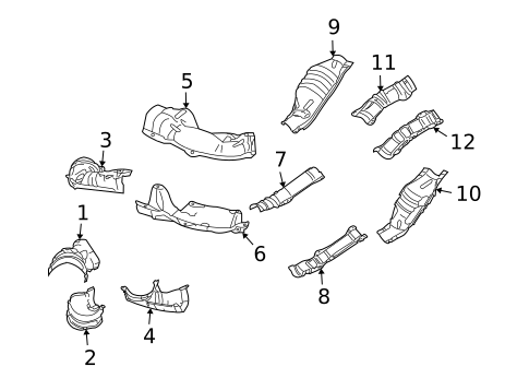 Heat Shields for 2008 Subaru Outback #0