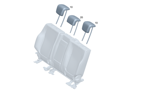 Head Restraint for 2002 Mercedes-Benz G500 #0
