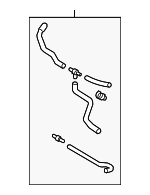 1628024020 - Cooling System: Hose &amp; Tube Assembly for Lexus: UX250h Image