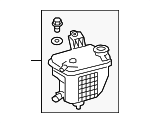 164A237012 - Cooling System: Expansion Tank for Lexus: UX200, UX250h Image