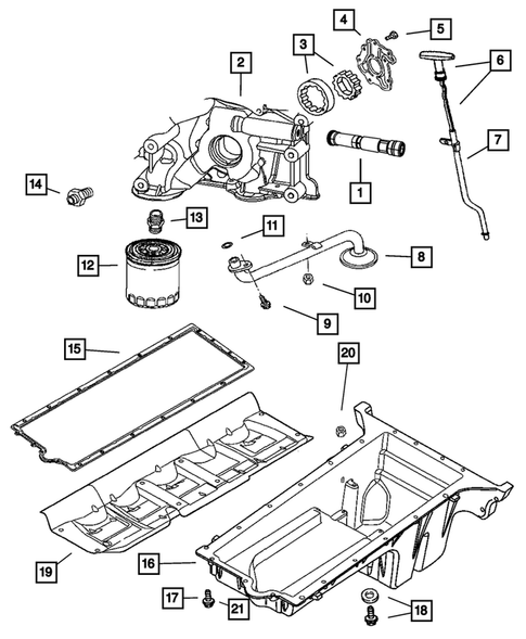 Engine Oiling for 2006 Dodge Viper #0
