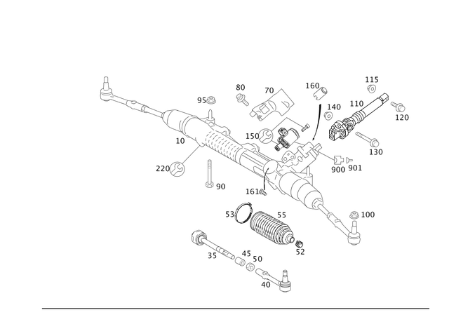 2214603200 - Steering: Steering for Mercedes-Benz: 300S, S350, S400, S600, S63 AMG Image image