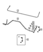 5105887AA - Rear Suspension: Rear Suspension Stabilizer Bar for Mopar Image
