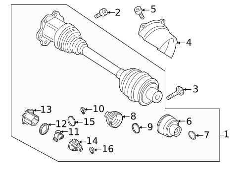 Front Axle for 2020 Porsche Cayenne #0