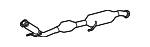 17410F0131 - Exhaust: Converter &amp; Pipe for Toyota Image image