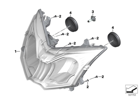 Headlight for 2019 BMW-Motorrad C 650 GT #0