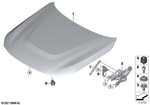41009464525 - Bodywork: Aluminium Engine Hood for BMW Image