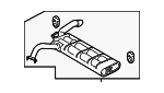28710J9NA0 - : Muffler for Hyundai: Kona Image