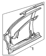 22657770 - Body: Uniside Assembly for Buick: Skylark | Oldsmobile: Achieva | Pontiac: Grand Am Image