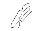 5Q0805758 - Body: Cover Plate Front Bracket for Audi Image