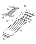55256250AB - : Roof Bow for Mopar Image