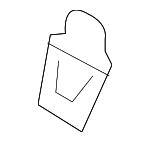 886393KA0B - Body: Child Seat Bracket for Nissan: Pathfinder Image