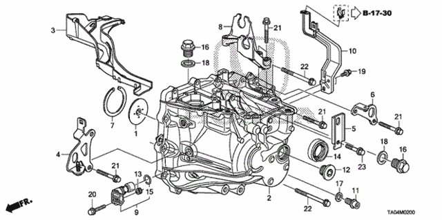 MT Transmission Case (L4) for 2010 Honda Accord #0
