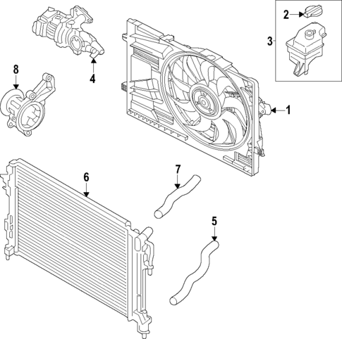 Cooling System for 2023 Genesis GV80 #0