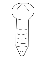 9XG032684K - Body: Trim Panel Screw for Mazda: Tribute Image