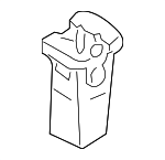 9XG06575X0 - Body: Trim Panel Retainer Nut for Mazda: Tribute Image