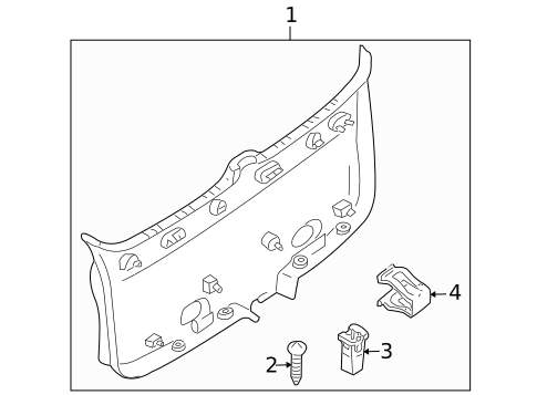 Interior Trim for 2009 Mazda Tribute #0