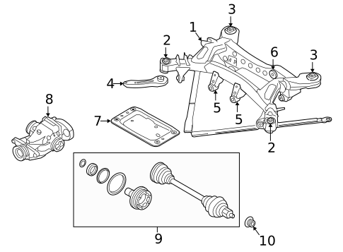 Rear Axle for 2021 BMW M240i #0