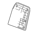 87640ZL00C - Body: Seat Back Panel for Nissan: Frontier, Xterra Image