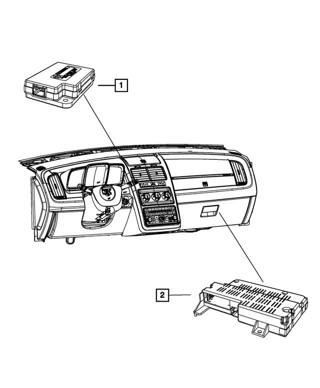 68222278AA - Electrical: Telematics Module for Mopar Image