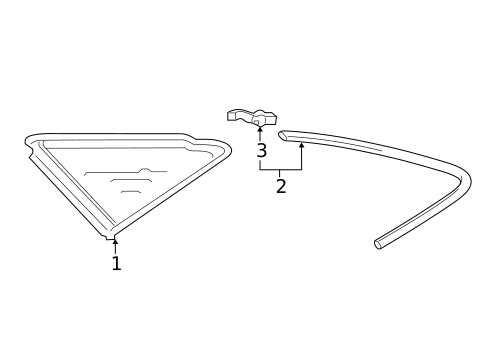 Glass & Hardware for 2019 Audi A4 Quattro #0