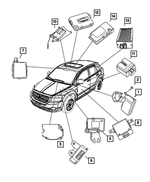 5191003AD - : Anti-Lock Brake System Module for Jeep: Patriot Image