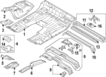 PC3Z15101W06A - Body: Rear Cross-member for Ford Image