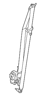 888102J500H9 - Electrical: Seat Belt Assembly for Kia: Borrego Image