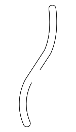 5G0877228 - Body: Drain Hose for Volkswagen: Arteon, Atlas, Atlas Cross Sport, Beetle, e-Golf, Eos, Golf, Golf Alltrack, Golf R, Golf SportWagen, GTI, Jetta, Passat, Phaeton, R32, Rabbit, Tiguan, Tiguan Limited Image